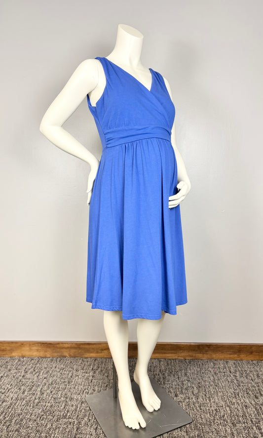 M – Old Navy Cornflower Blue Nursing Dress