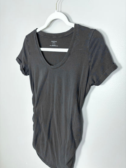 S - Motherhood Black Fitted Shirt