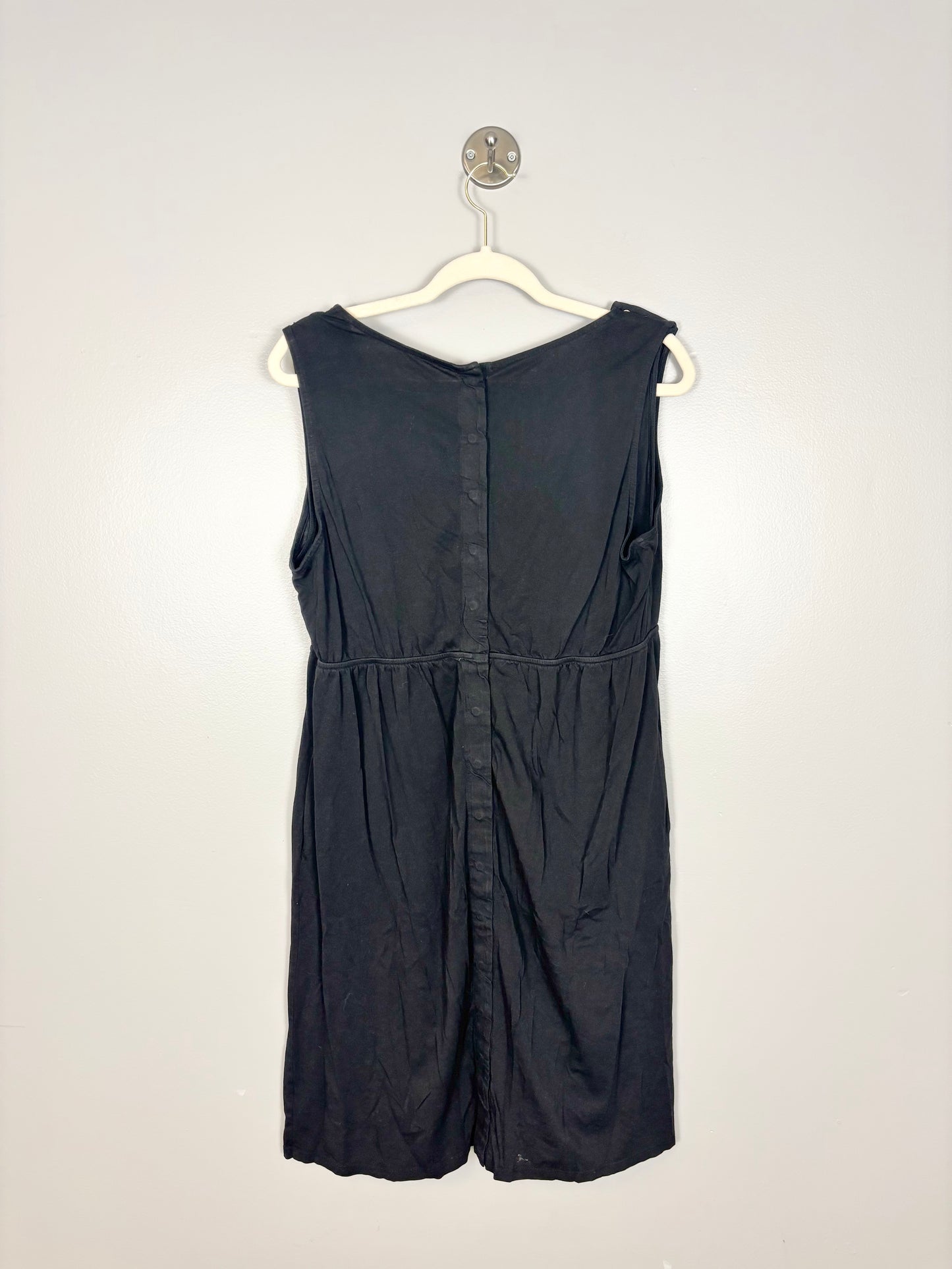 L - Motherhood Black Birthing Gown