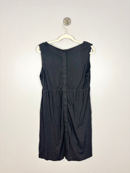 L - Motherhood Black Birthing Gown