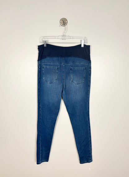 L - Paisley Sky Blue Jegging