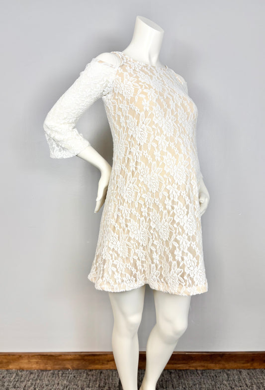 S - Planet Motherhood Lace Shift Dress/Top