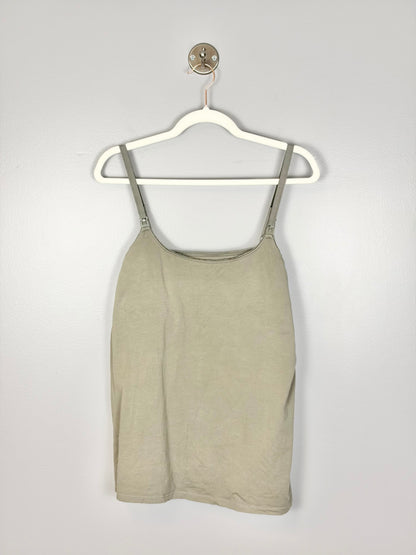 XXL - Paisley Sky Sage Green Nursing Tank