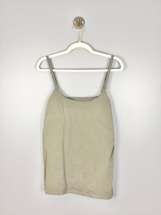 XXL - Paisley Sky Sage Green Nursing Tank