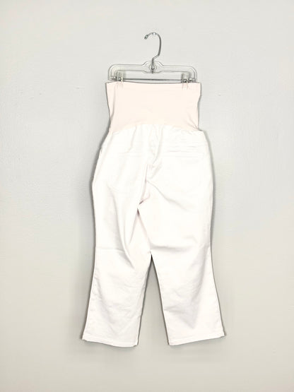 M - Motherhood Light Pink Denim Capri
