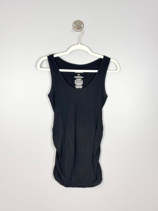 S - Old Navy Black Ribbed Maternity Tank