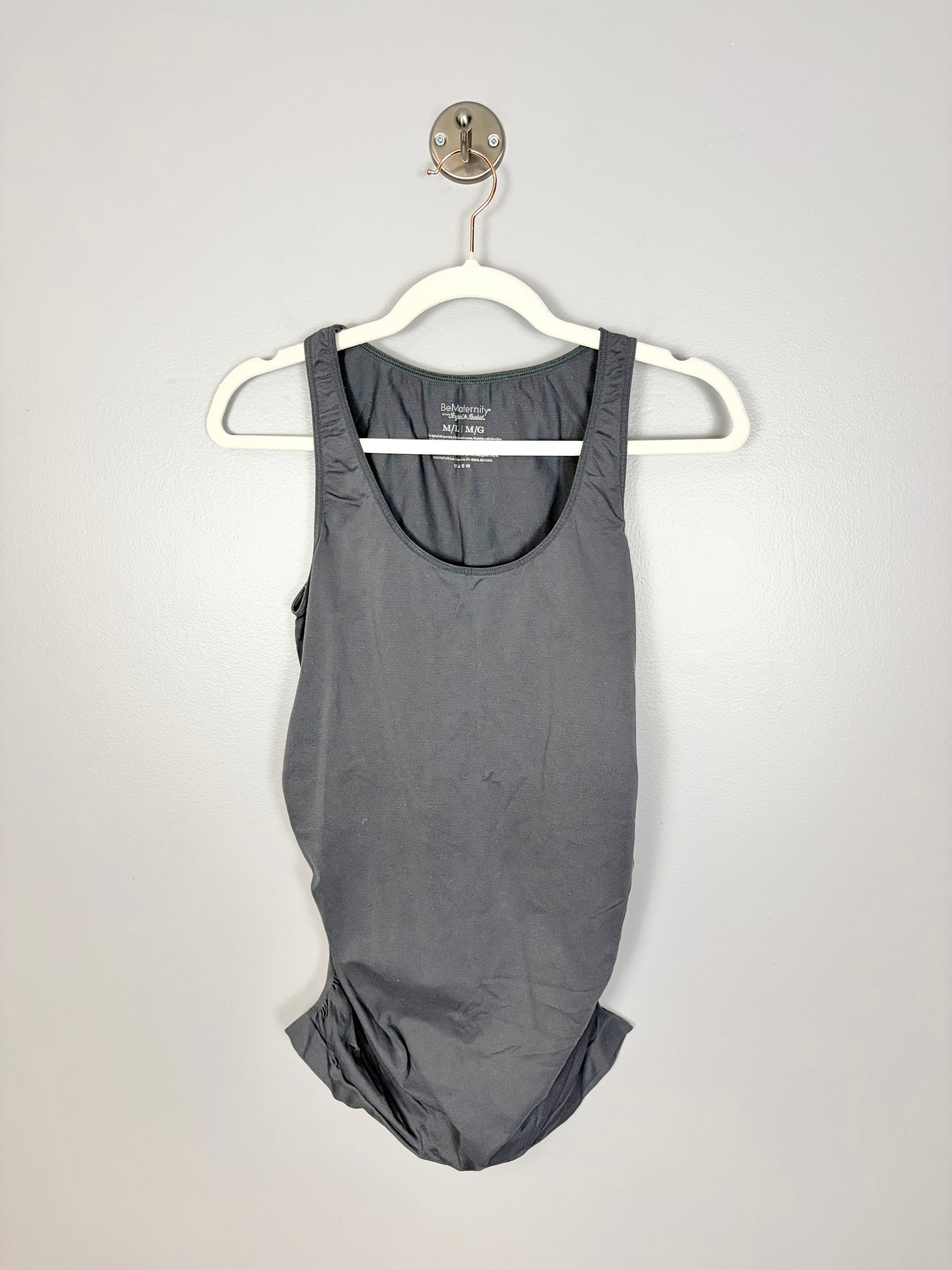 M/L - BeMaternity Grey Stretch Tank