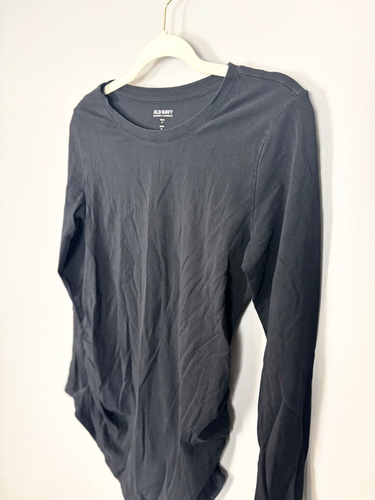M - Old Navy Black Fitted Long Sleeve Tee