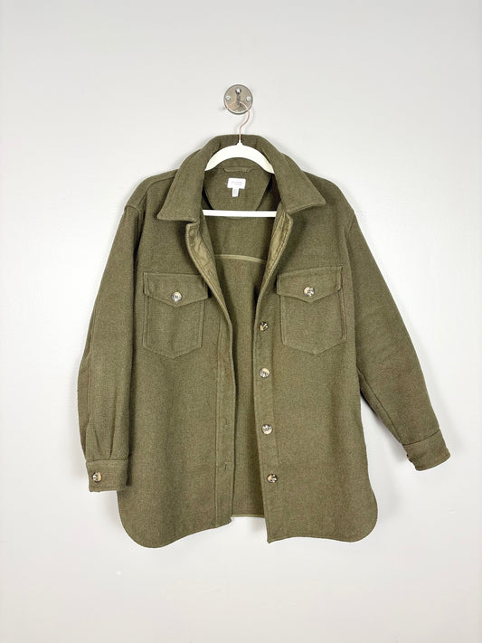 M - NOA Army Green Shacket