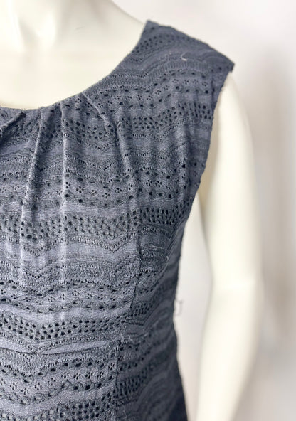 L – Thyme Black Lace Dress