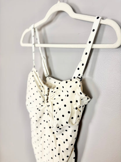 S - Thyme Polka Dot Bathing Suit Top