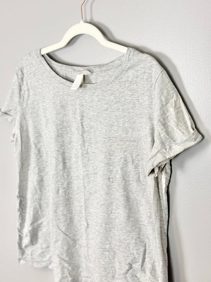 L - H & M Mama Basic Grey Shirt