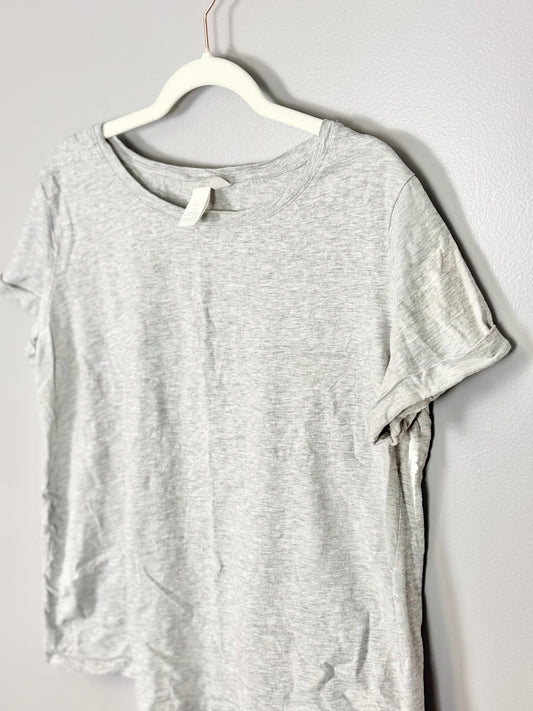 L - H & M Mama Basic Grey Shirt