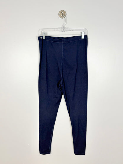 M - Soft Navy Adjustable Waist Leggings