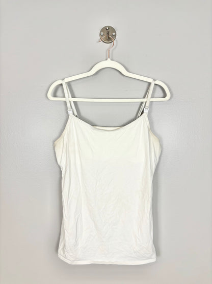 XL - Thyme White Nursing Tank