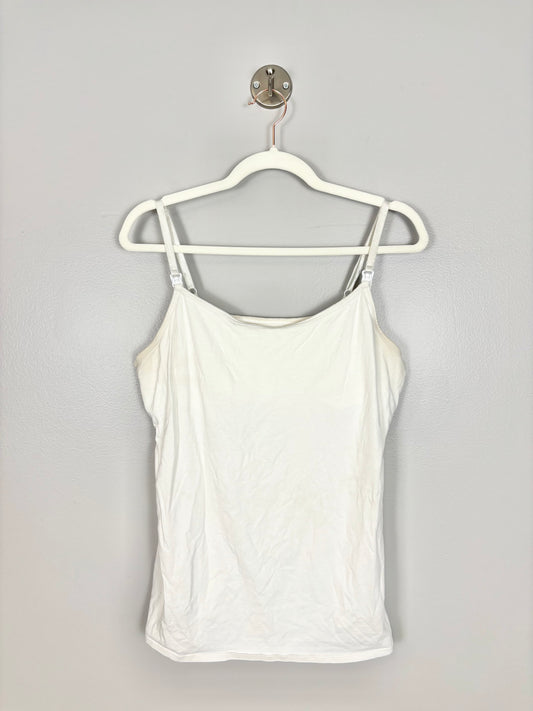XL - Thyme White Nursing Tank