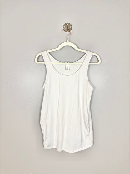 L - H & M White Maternity Tank