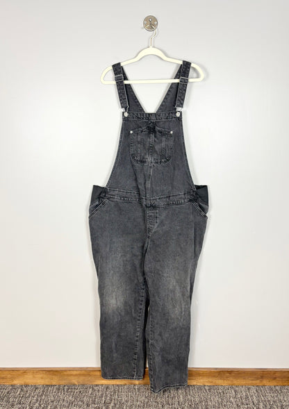 XXL/Size 20 - Old Navy Faded Black Denim Overalls