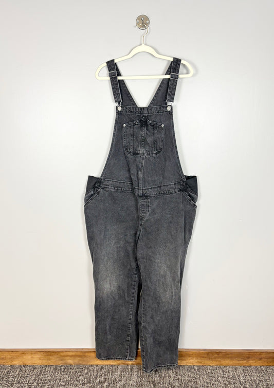 XXL/Size 20 - Old Navy Faded Black Denim Overalls