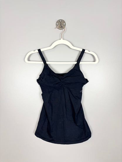 L - Black Nursing Tank