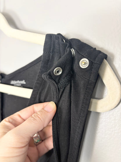 L - Motherhood Black Birthing Gown
