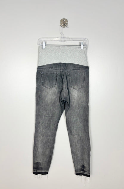 S - Thyme Slim Fit Distressed Grey Denim
