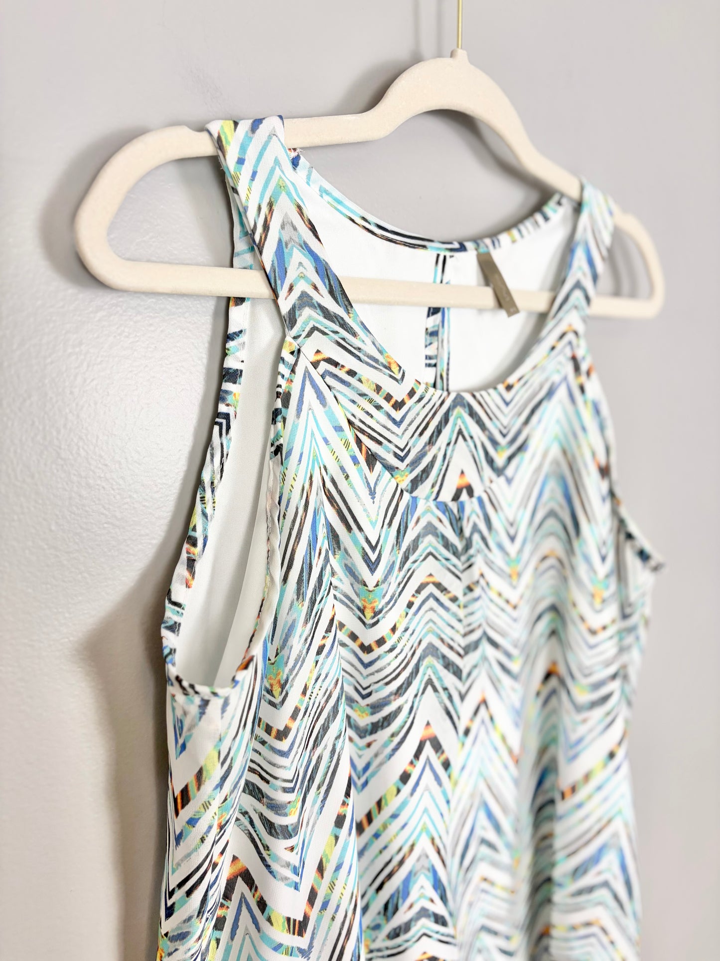 S - Thyme Geometric Pastels Blouse