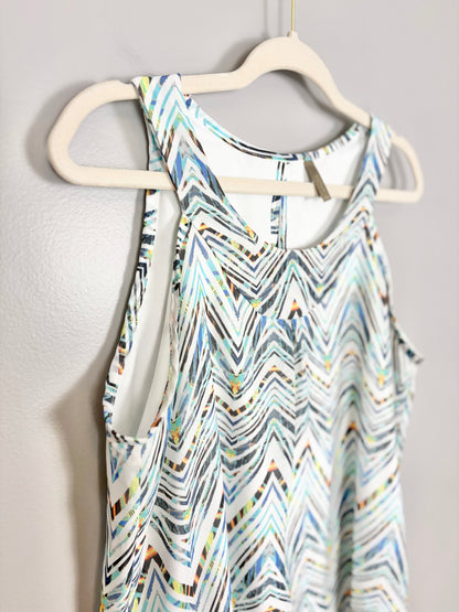 S - Thyme Geometric Pastels Blouse