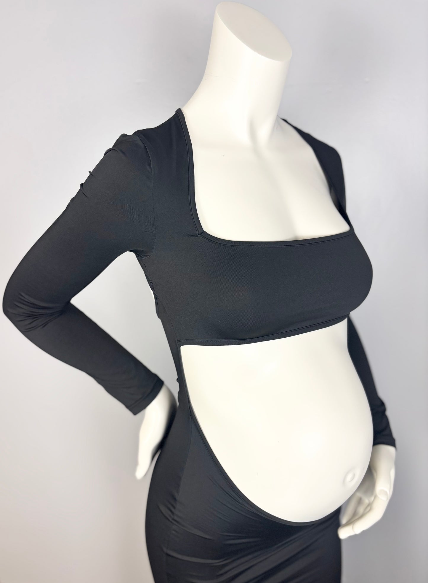 XS/S - Black Cutout Maxi Dress