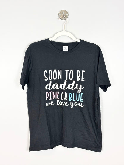 XXXL/XL - Mom & Dad Pink or Blue Shirt Set