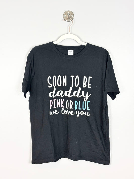 XXXL/XL - Mom & Dad Pink or Blue Shirt Set