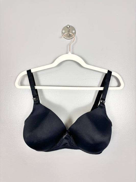 L/38DD - Naturana Black Nursing Bra