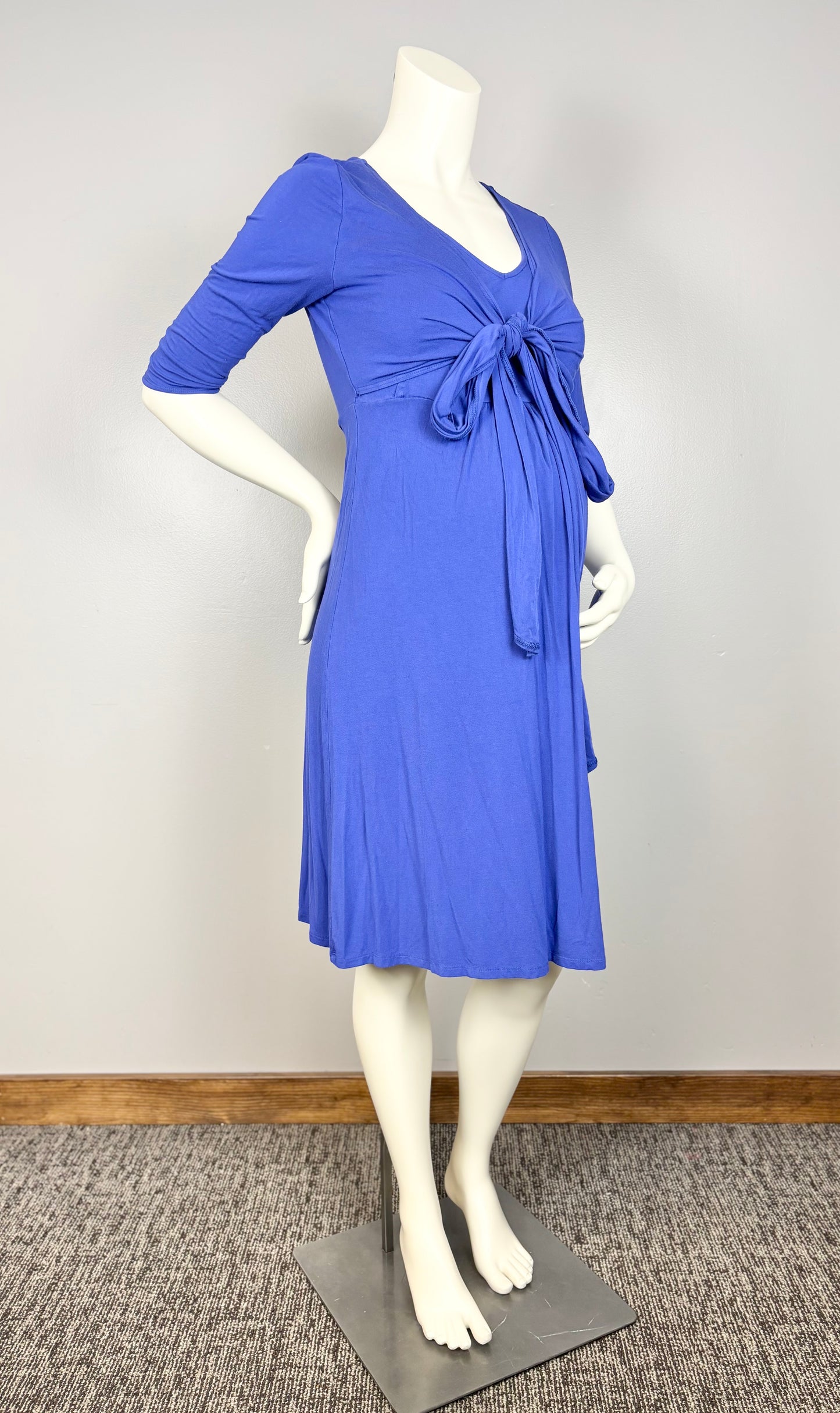 S – Royal Blue Nursing Dress