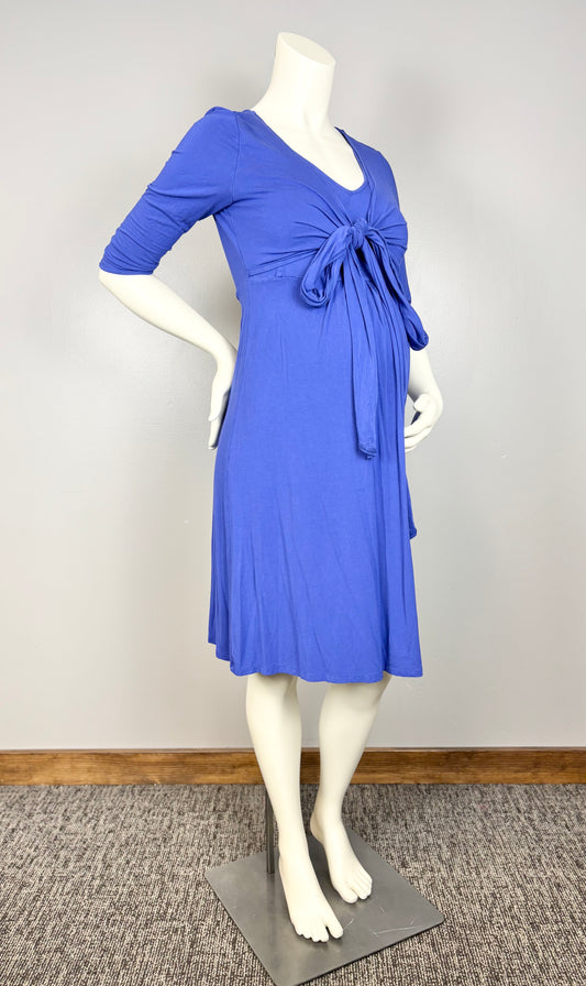 S – Royal Blue Nursing Dress