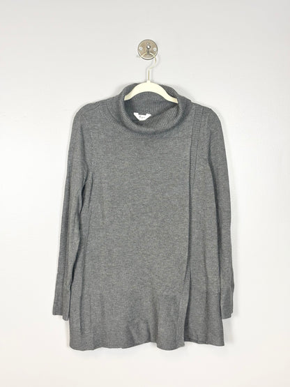 L - Thyme Grey Nursing Sweater