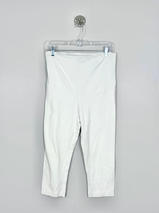M - H & M White Crop Legging
