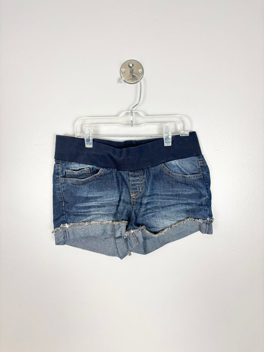 M - Planet Motherhood Denim Cuffed Shorts