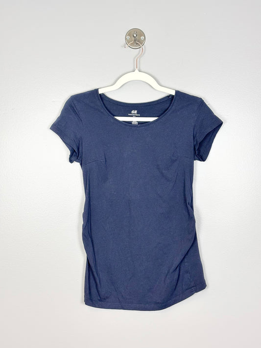 S - H & M Mama Navy Tee