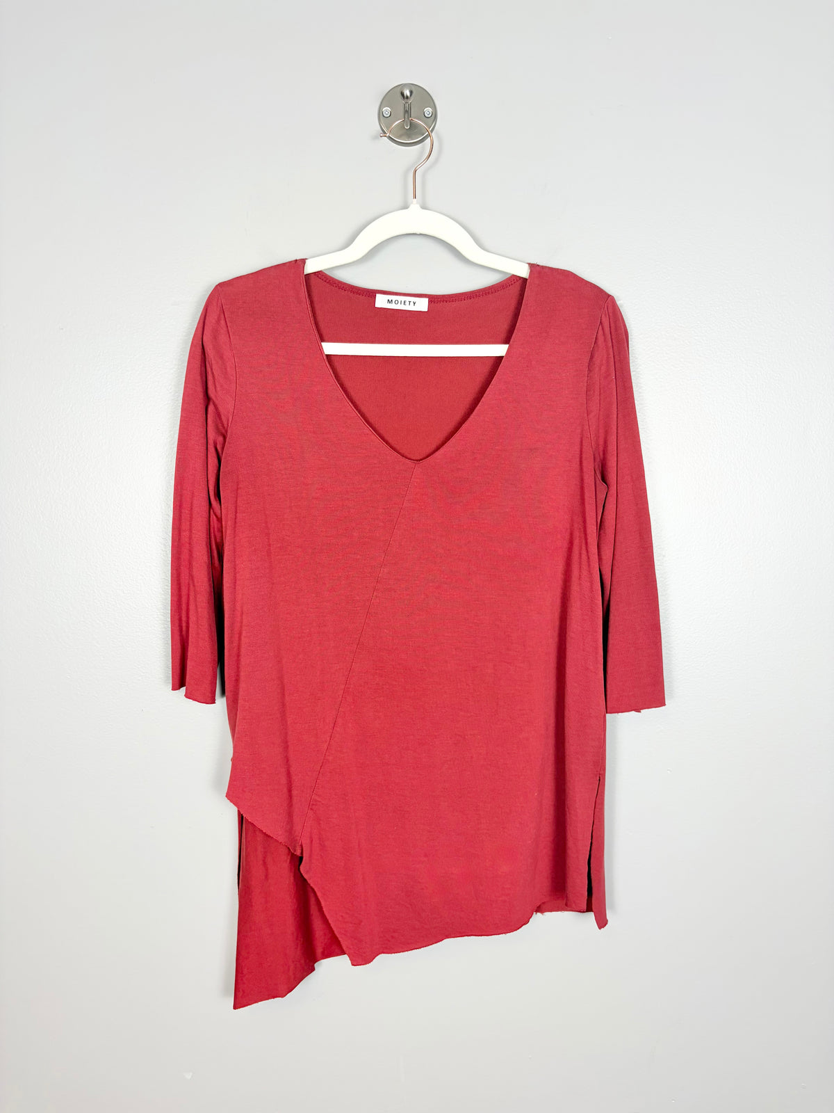 M - Moiety Crimson Asymmetrical Top