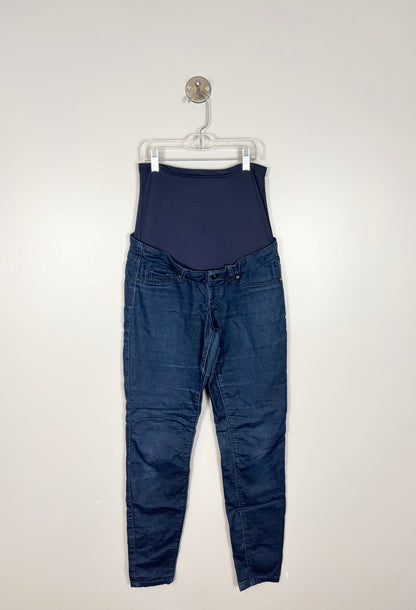 S - Adjustable Waist Dark Skinny Denim
