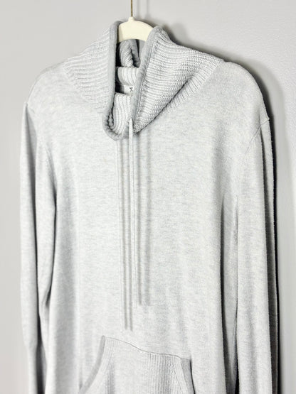 XL - Thyme Grey Kangaroo Maternity Sweater