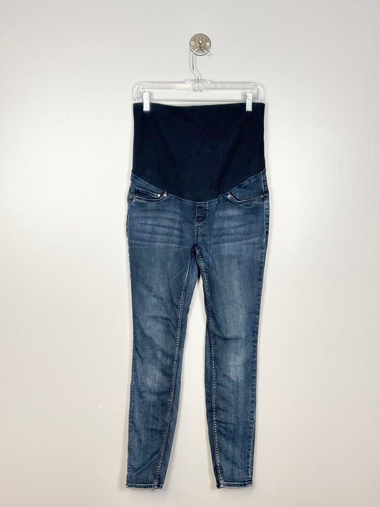 L - H & M Mama Dark Skinny Jeans