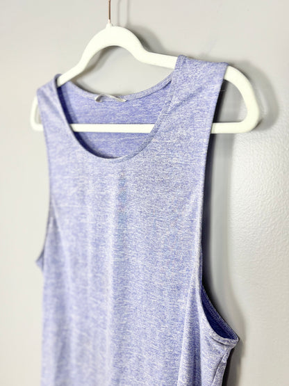 M - Cadenshae Purple Athletic Tank