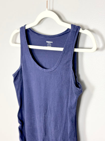 S - Motherhood Navy Tank