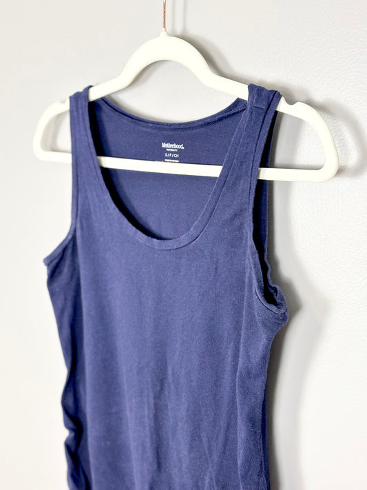 S - Motherhood Navy Tank