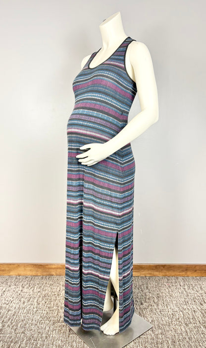 M – Thyme Striped Maxi Dress