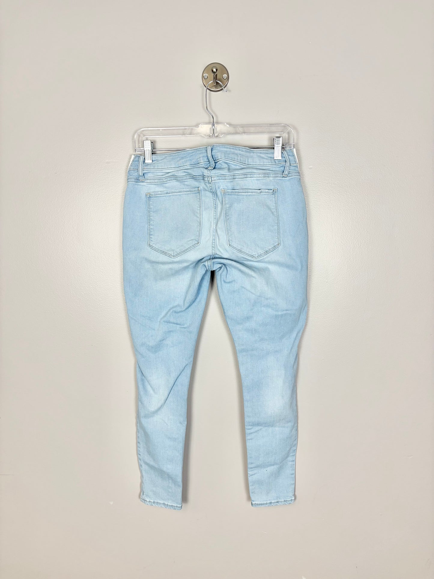 M/10 - Gap “Easy Legging” Light-wash Low Panel Denim