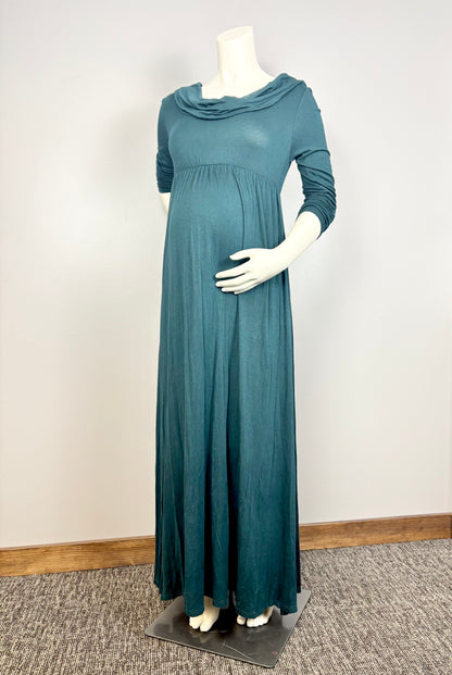 L - Mother Bee Emerald Green Maxi Dress