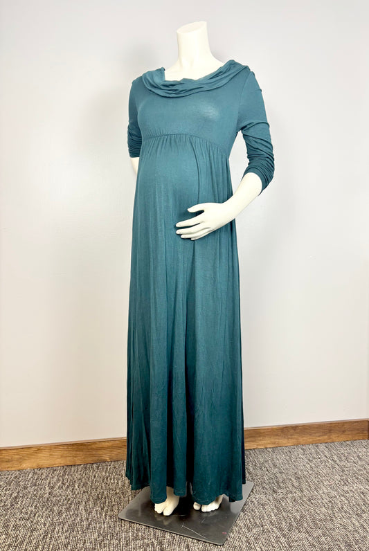 L - Mother Bee Emerald Green Maxi Dress