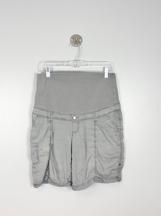 XL - Thyme Grey Cotton Shorts